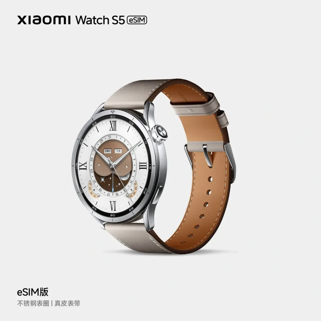xiaomi watch s5 esim s kozenym paskem