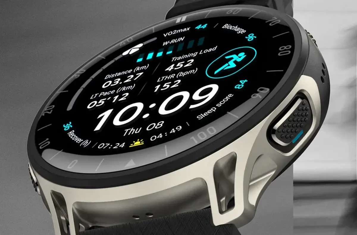 Amazfit Cheetah 2 Pro displej zblizka