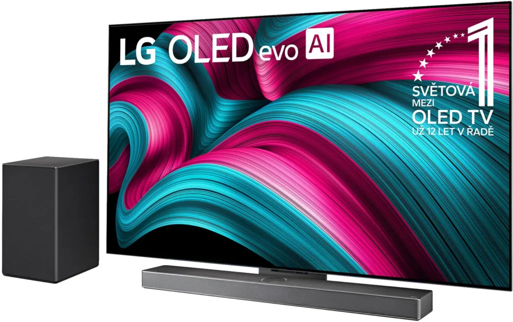 LG OLED65C54 Soundbar SC9S sada render