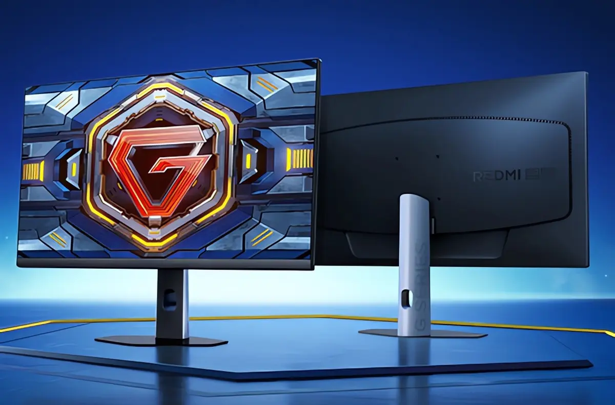 Redmi Monitor G25 300Hz predni a zadni strana