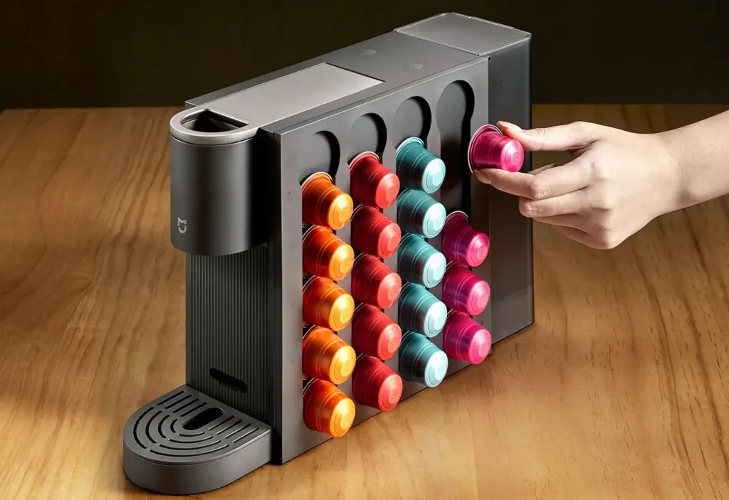 Xiaomi Mijia Capsule Coffee Machine prostor na kapsle