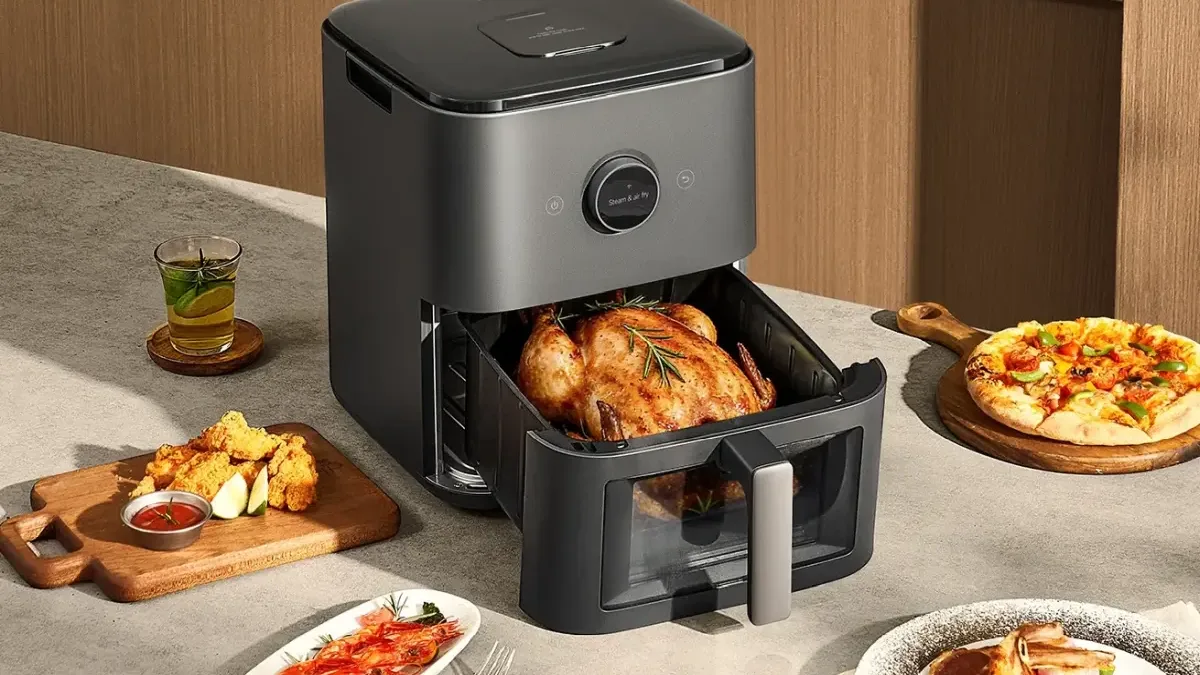 Umí smažit, sušit i vařit v páře. Xiaomi ukázalo chytrou fritézu s hromadou funkcí