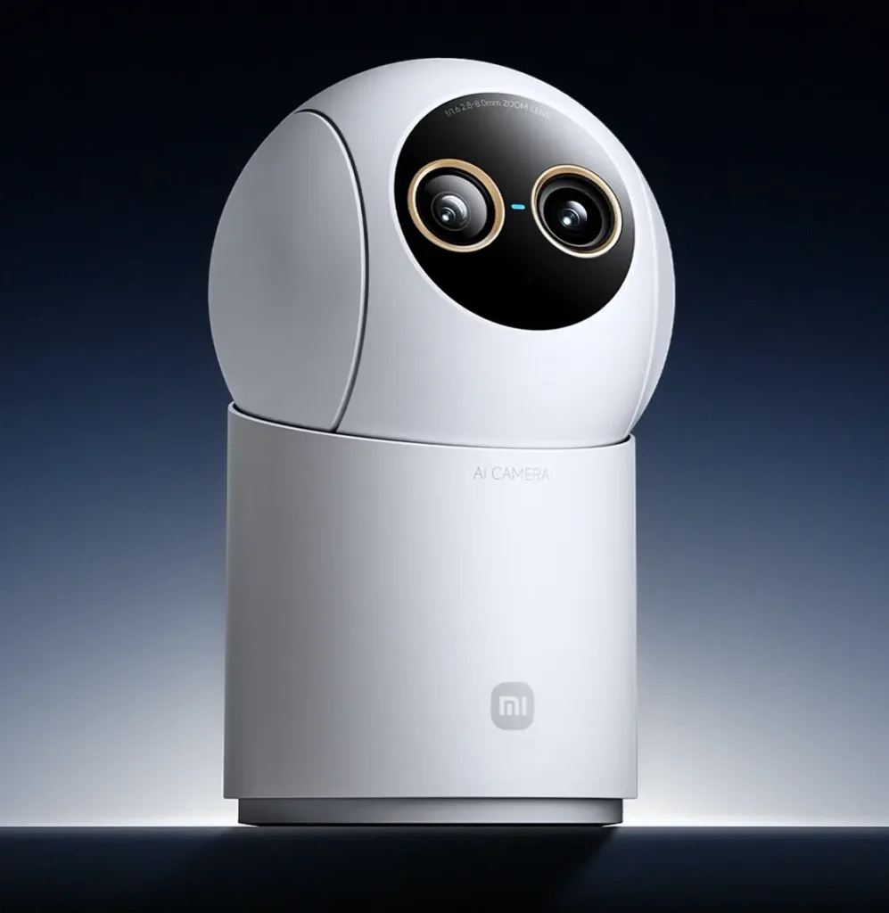 Xiaomi Smart Camera C701 Pro na tmavem pozadi oficialni