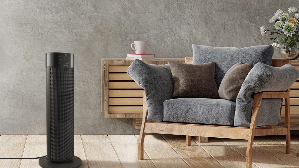 Topí, zvlhčuje a řídíte ho z mobilu. Ventilátor Siguro Theravox je na Alze o polovinu levnější!