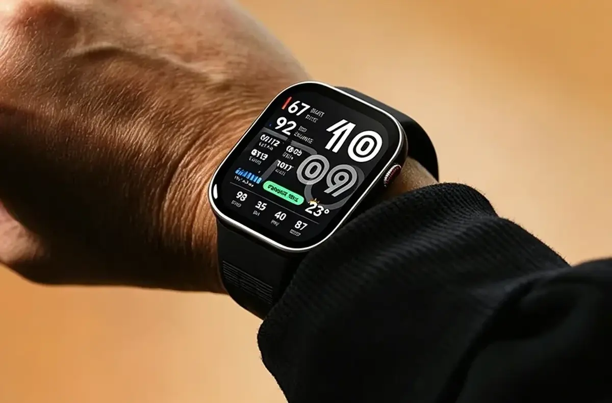 amazfit bip max na ruce