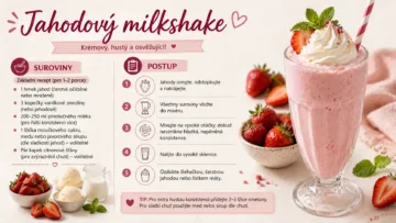 chatgpt jahodovy milkshake