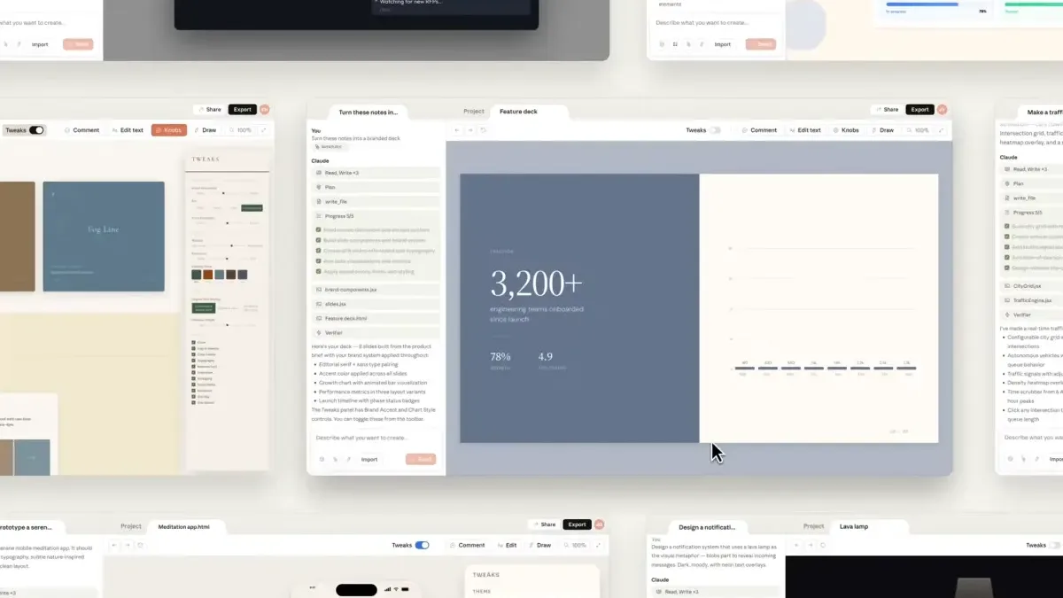Nová éra designu: Stačí říct a Claude vám postaví web i mobilní aplikaci na míru