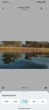 fotky google rychlost prehravani videa moznosti