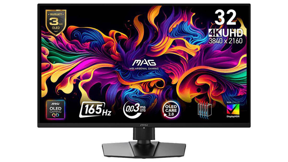 4K OLED monitor se 165 Hz a USB-C za skvělou cenu! MSI MAG 322UP zlevnil na 15 tisíc