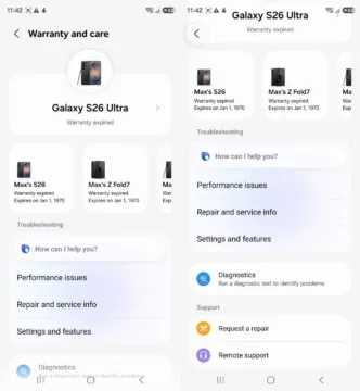 one ui 9 bixby warranty and care