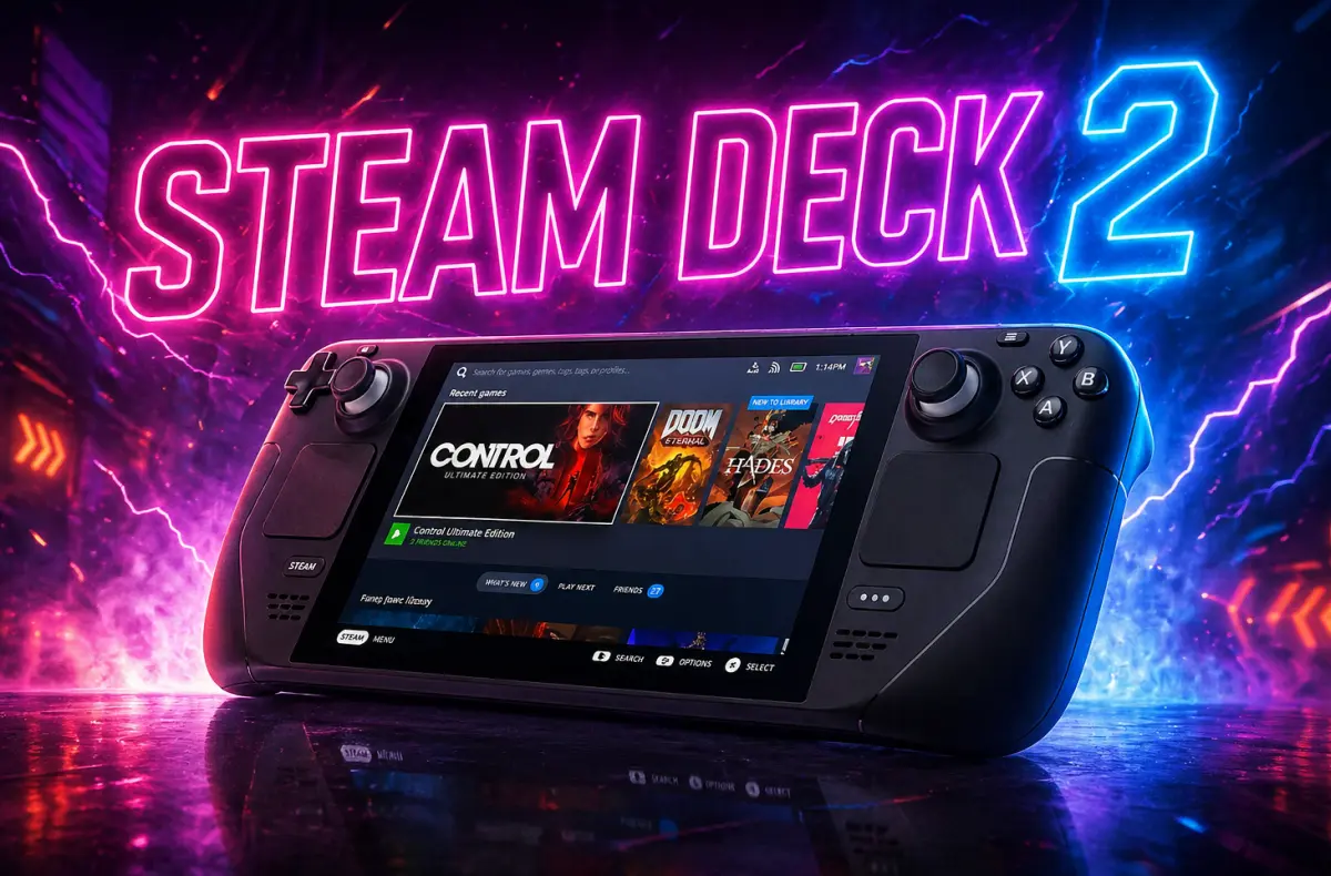 steam deck 2 ai ilustrace