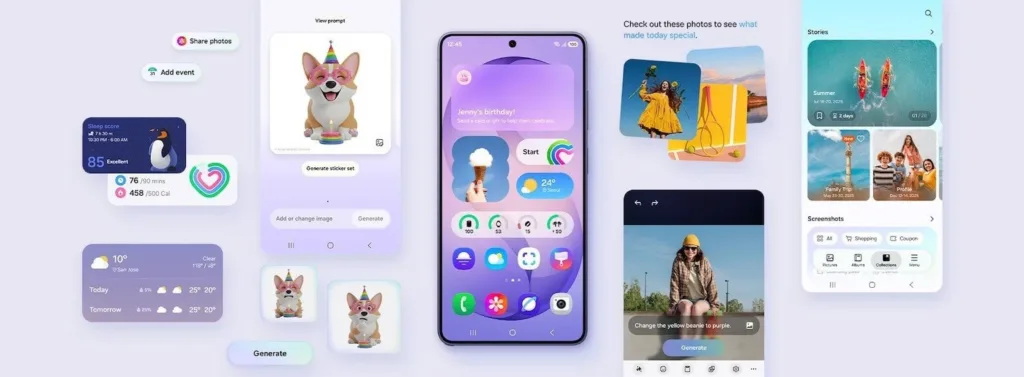 Samsung One UI 8.5 aktualizaci screen