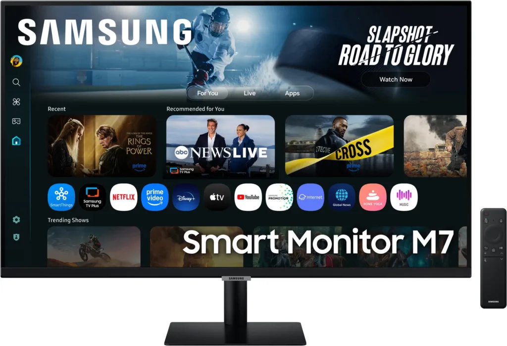 Samsung Smart M7 s ovladacem render