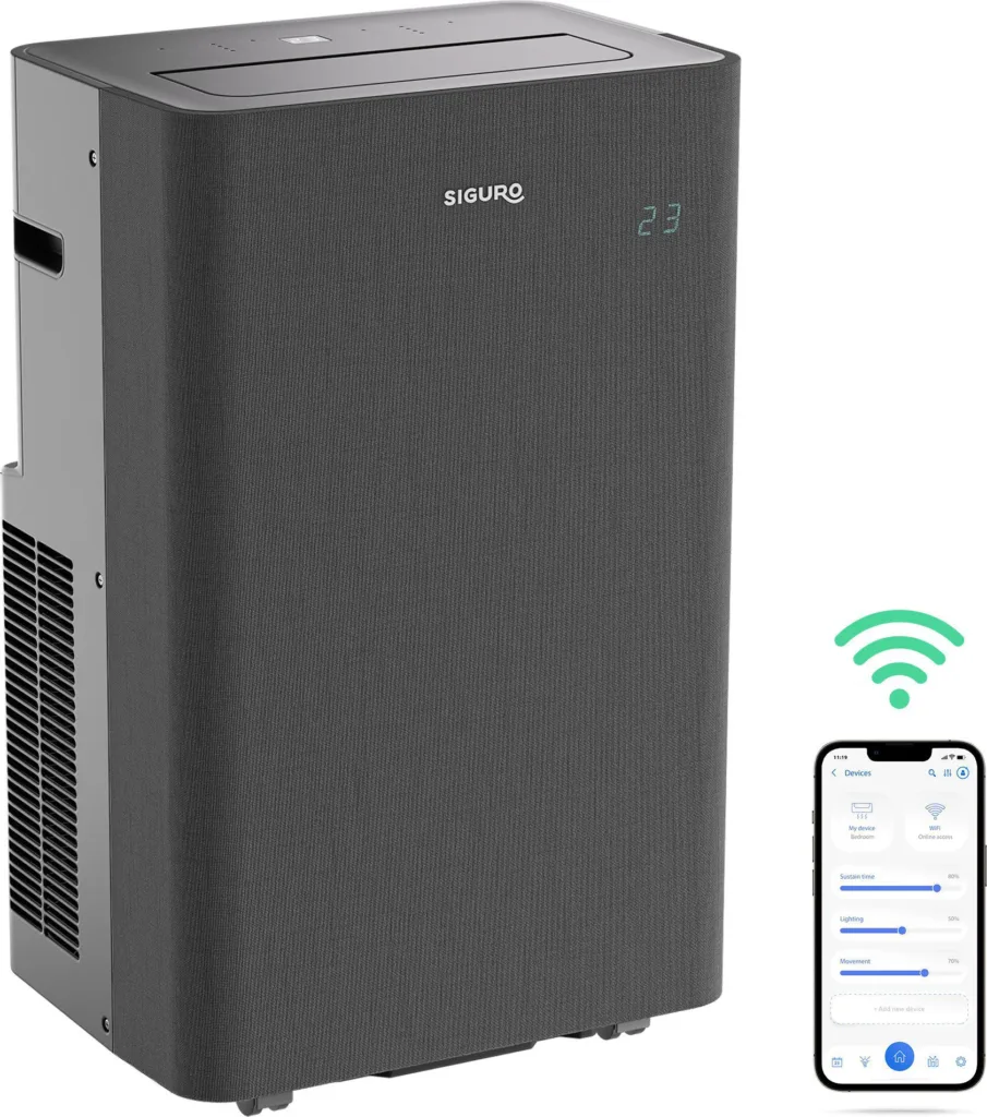 Siguro AC F280B Mistral 12 render s mobilem
