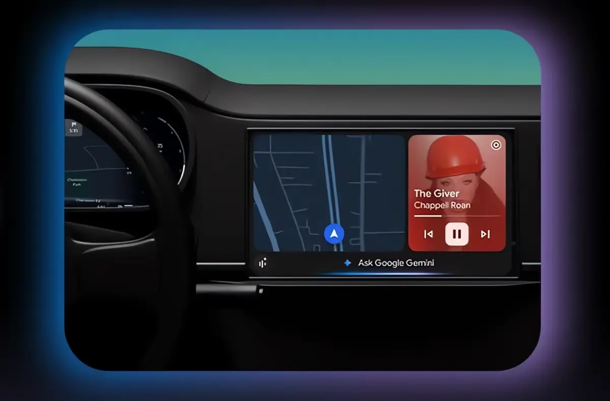 google gemini android auto oficialni ukazka