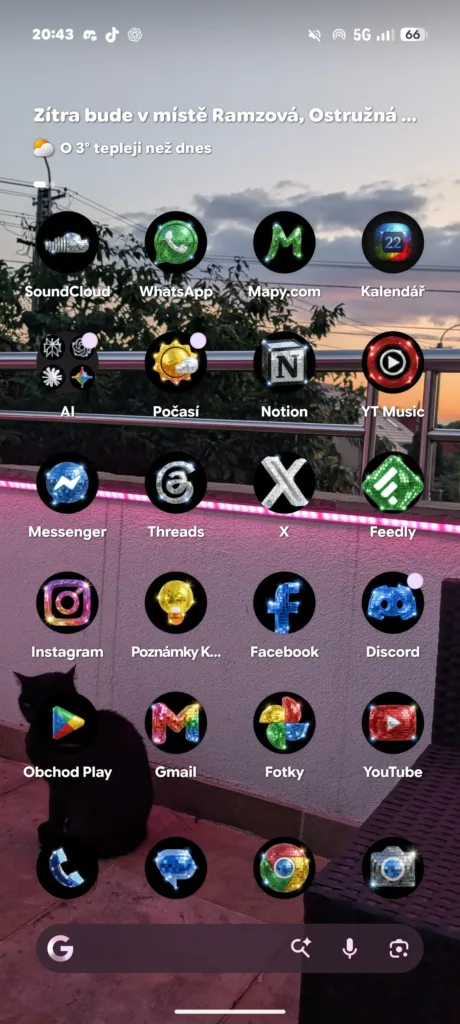 google pixel ikony disko koule 4