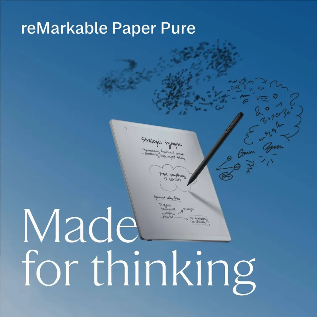 reMarkable Paper Pure made for thinking
