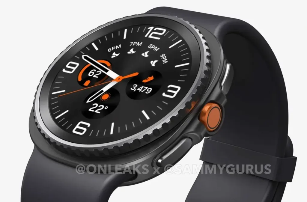 samsung galaxy watch8 classic predni strana onleaks render