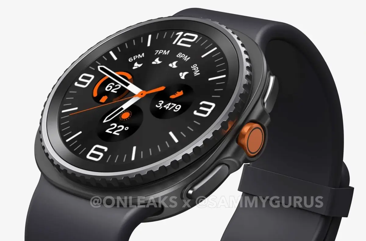 samsung galaxy watch8 classic predni strana onleaks render