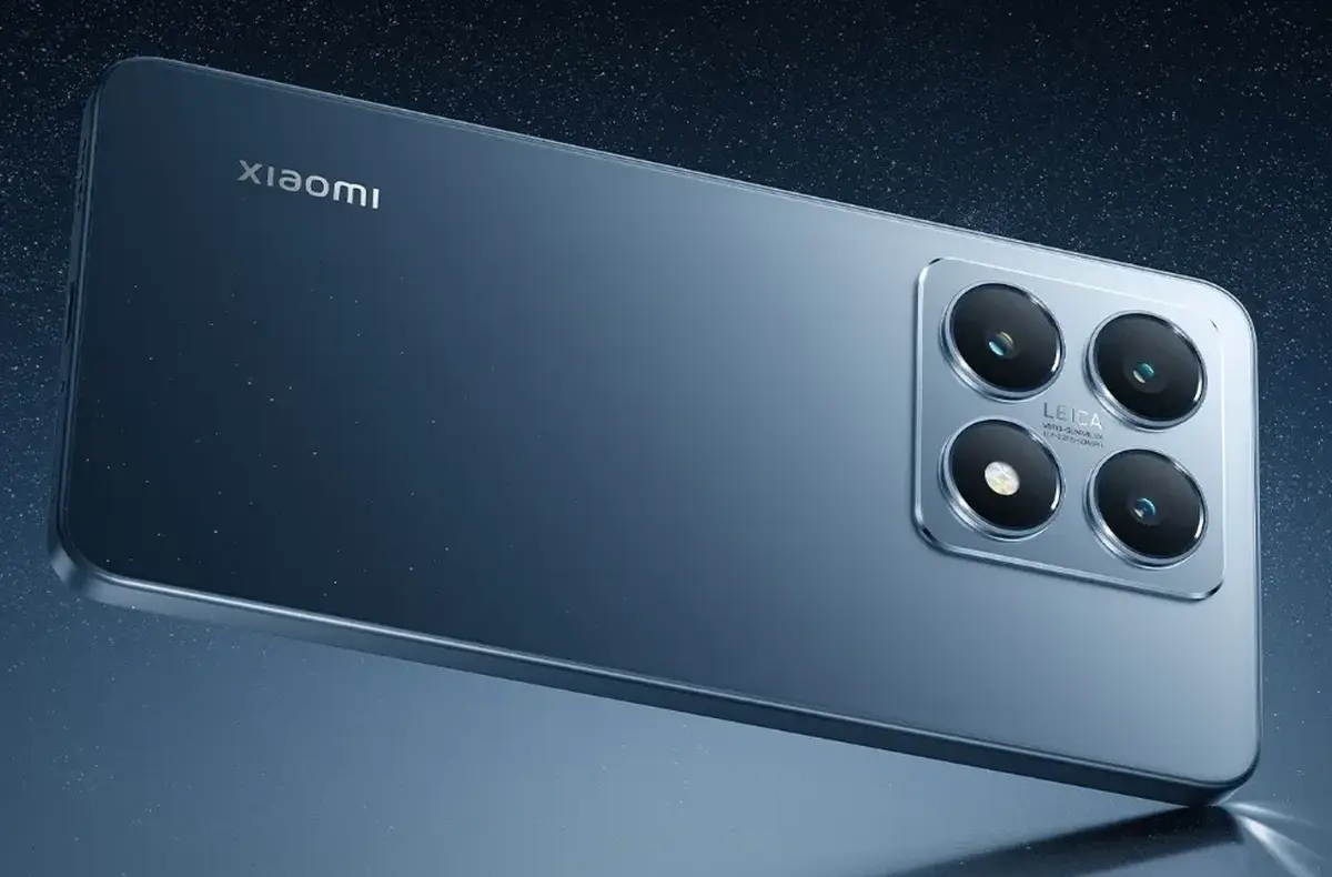 xiaomi 14t modra na pozadi s hvezdami