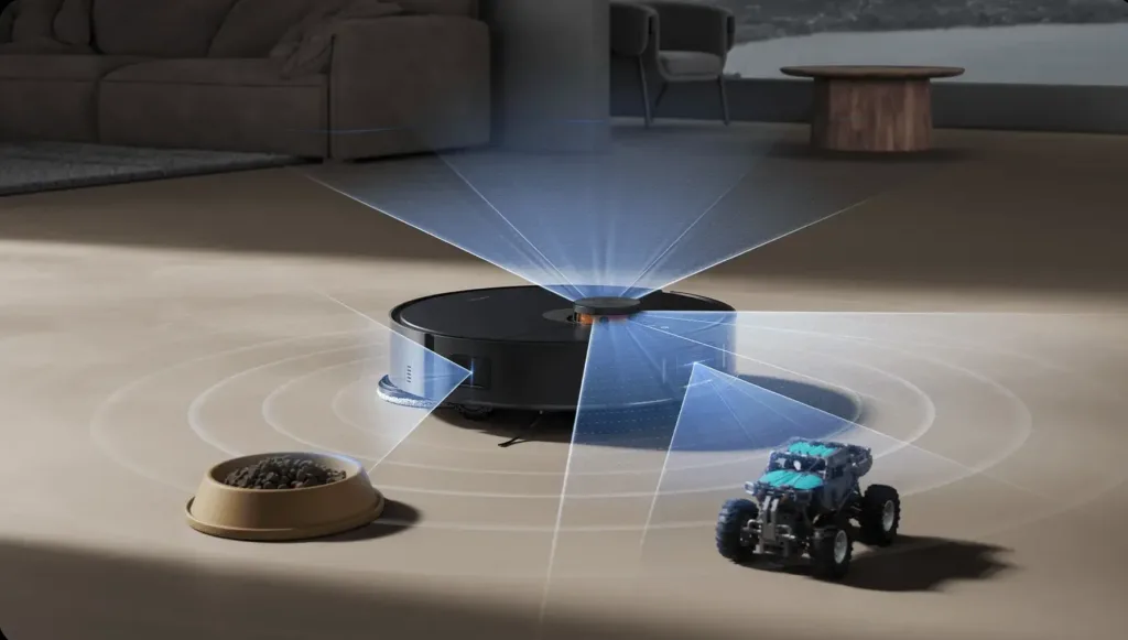 xiaomi robot vacuum x20 max vyhybani prekazkam