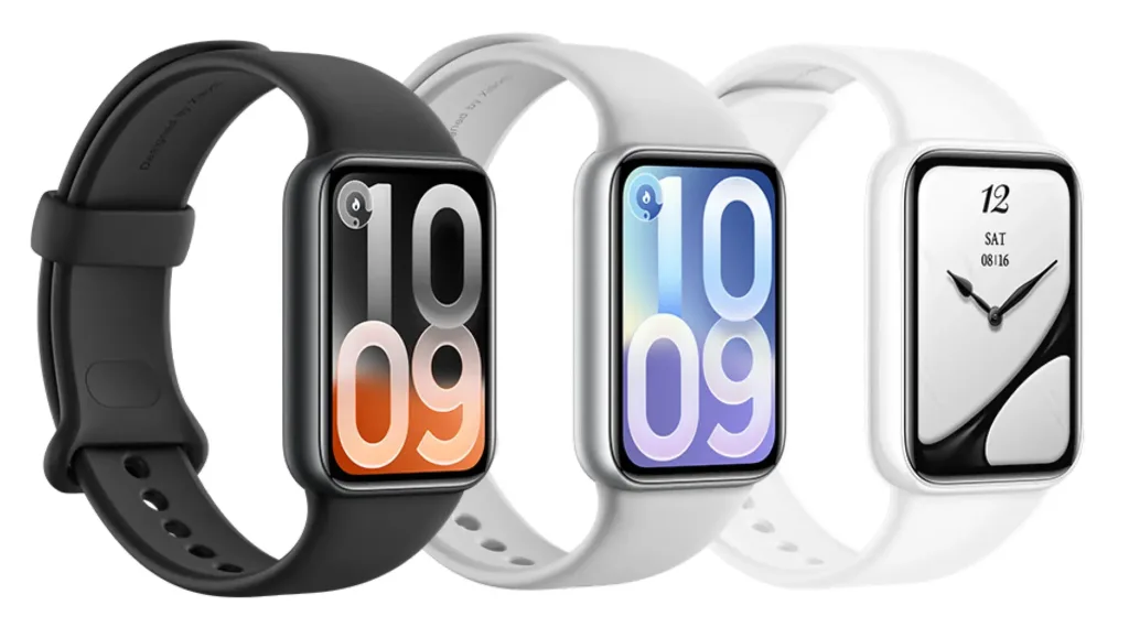xiaomi smart band 10 pro nfc varianty vedle sebe v rade