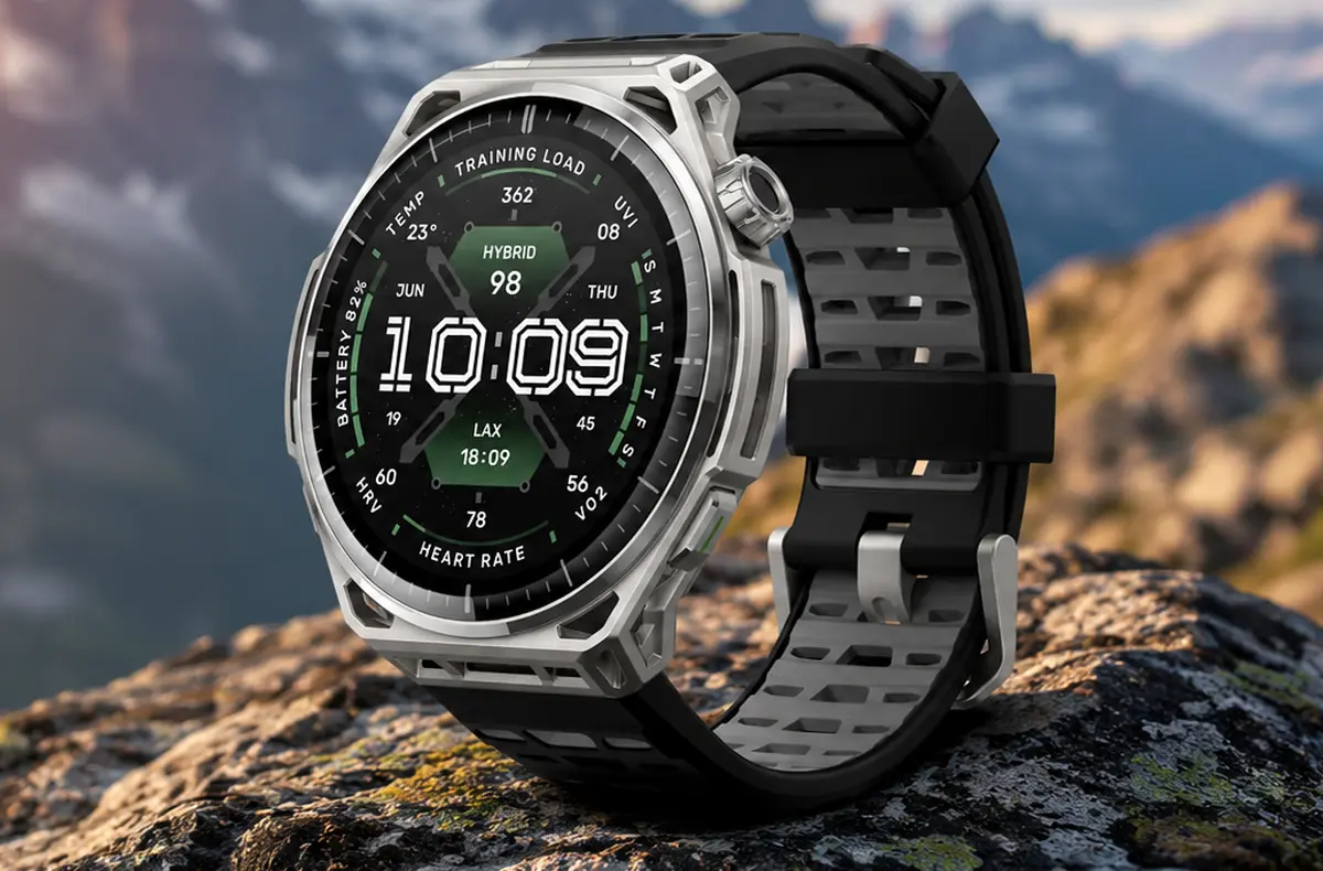 Amazfit Balance 3 na kameni