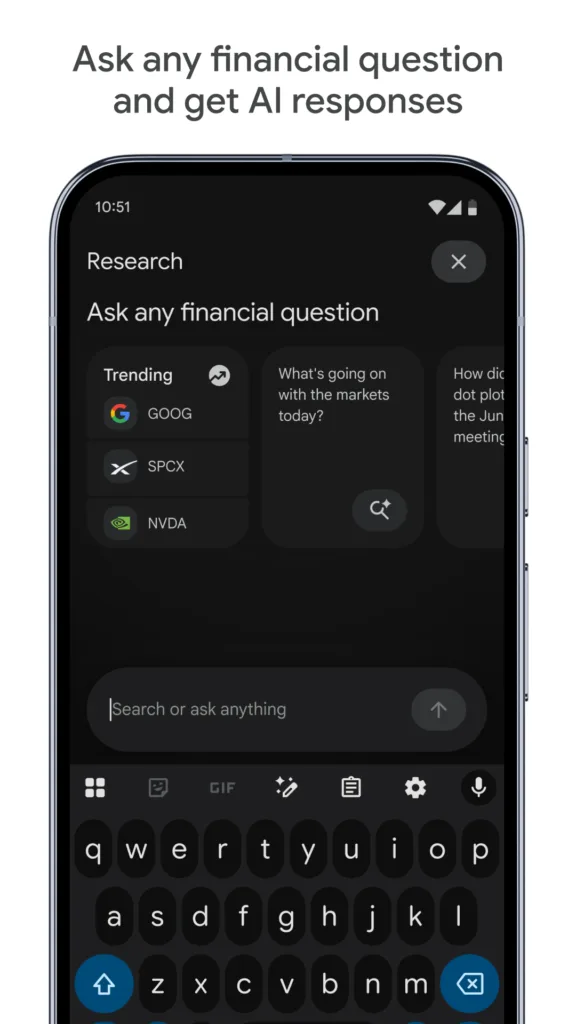 google finance ai gemini