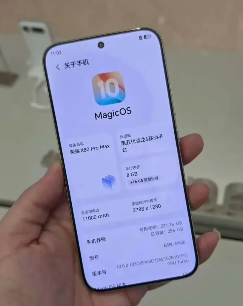 honor x80 pro max 11 000 mah