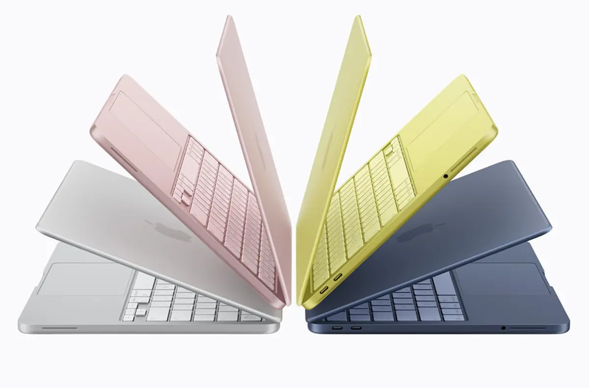MacBook Neo ve čtyřech barevných variantách