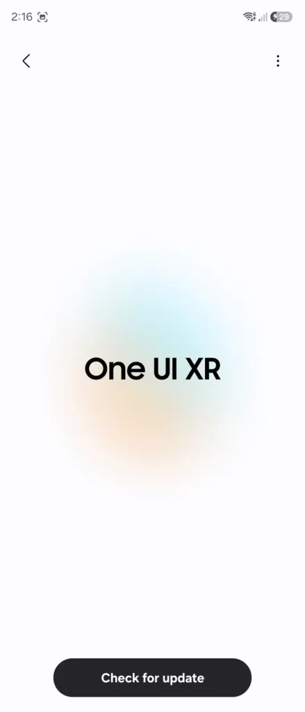 one ui xr
