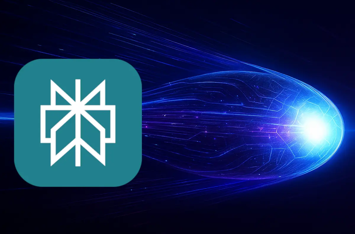 perplexity comet logo a kometa ilustrace