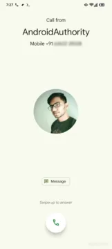 telefon google puvodni prichozi hovor