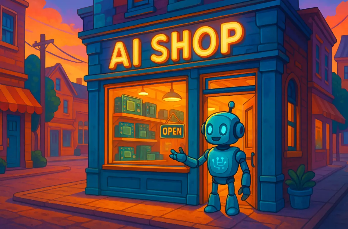 umela inteligence provozujici vlastni obchod ai shop