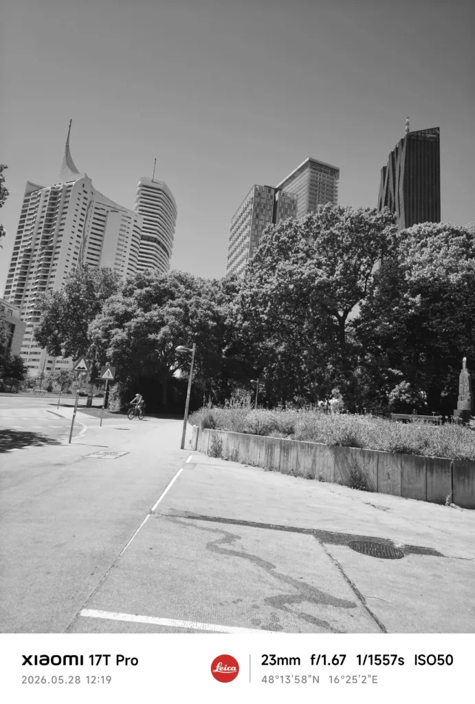 xiaomi 17t pro viden monochrom