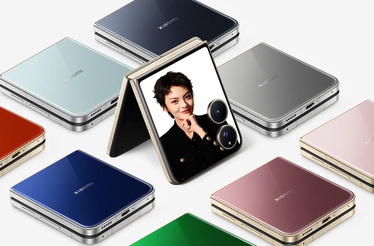 xiaomi mix flip 2 barevne verze slozene