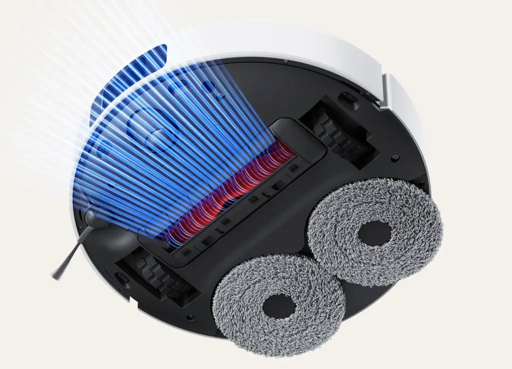 xiaomi robot vacuum x20 pro spodni strana sani