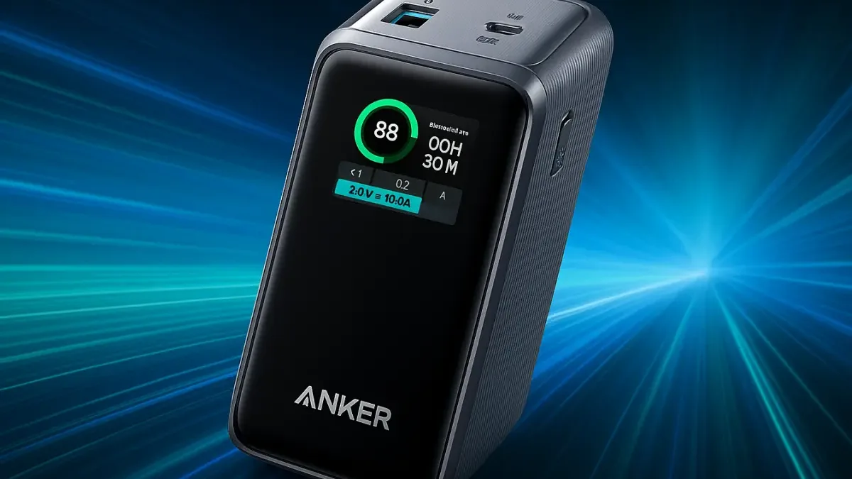 Powerbanka Anker s 200W výkonem zlevnila na minimum. Má 20 000 mAh, tři porty a displej