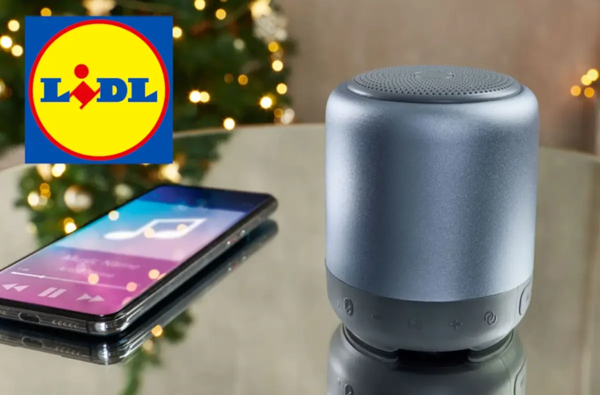 Silvercrest Mini Bluetooth reproduktor na stole s telefonem