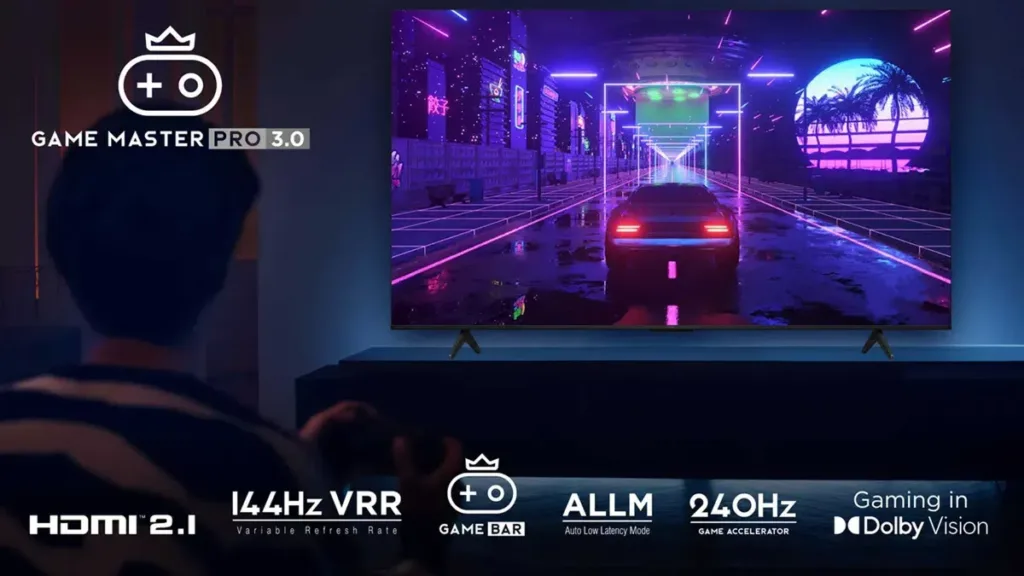 TCL 85C765 herni rezim