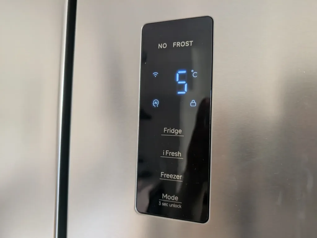 Xiaomi Mijia Refrigerator Cross Door 502L displej