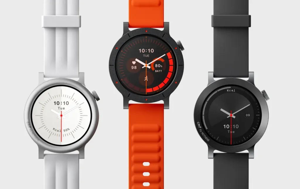 cmf watch 3 pro barevne varianty zepredu s natazenym reminkem