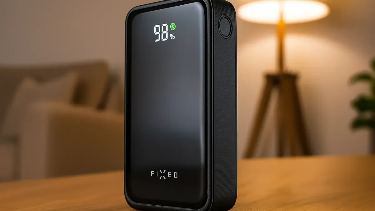 Powerbanka FIXED má LCD displej a 20 000 mAh, teď stojí jen 447 Kč