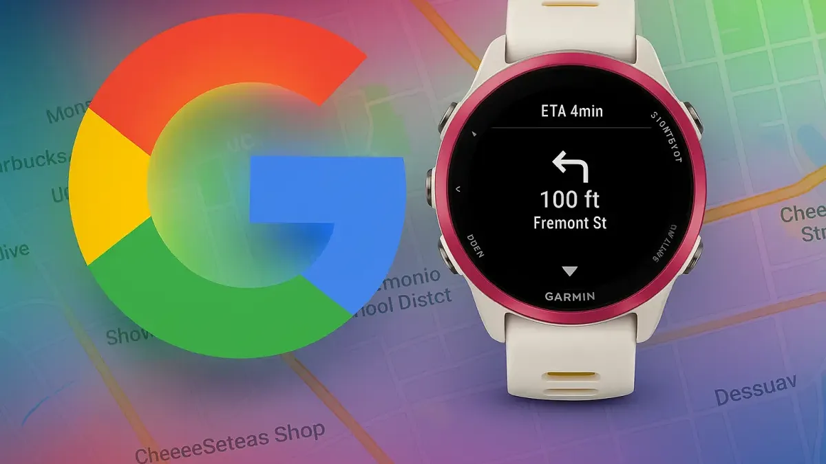 Garmin přidává podporu pro Mapy Google, láká na navigaci přímo ze zápěstí