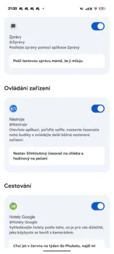 gemini cz google home rozsireni chybi v nabidce aplikaci