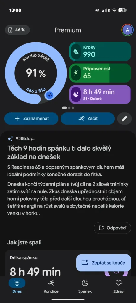 google fitbit air aplikace google health 8