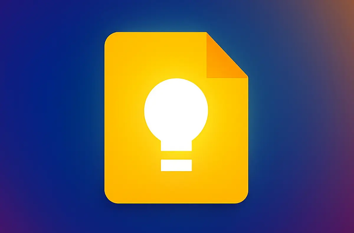 google keep nasvicene logo na modrem pozadi