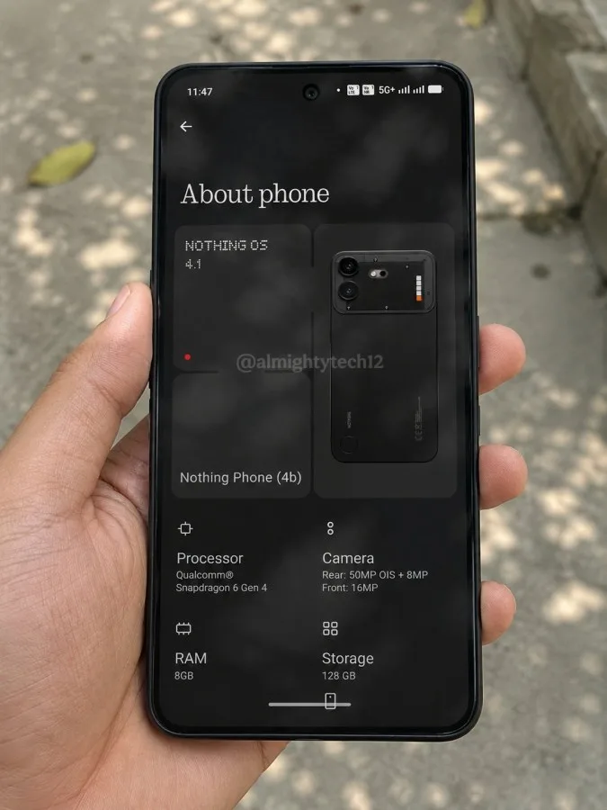 nothing phone 4b system