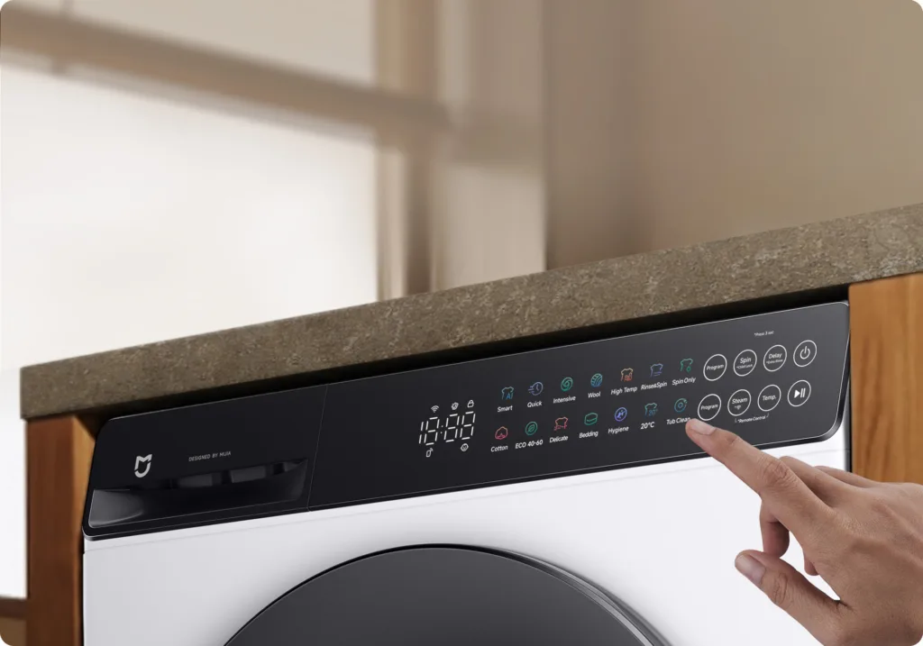 Chytrá pračka Xiaomi Mijia Front Load Washer 8kg s dotykovým panelem pod kuchyňskou deskou