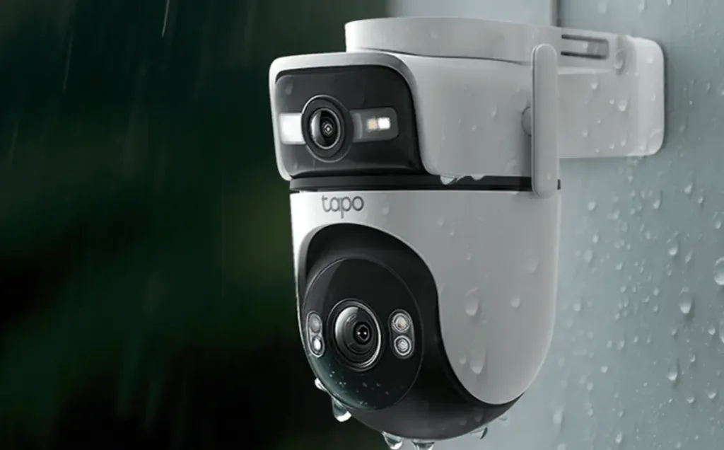 Tapo C545D venku v desti